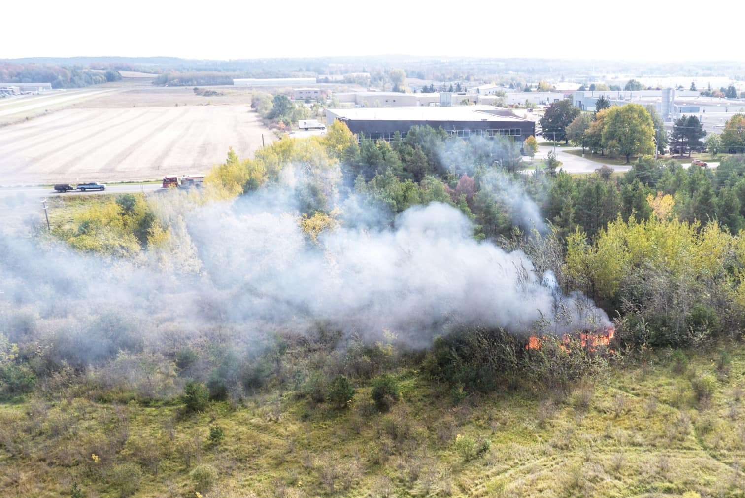 Fire at Tent Settlement Near York and Watson Roads Deemed Suspicious