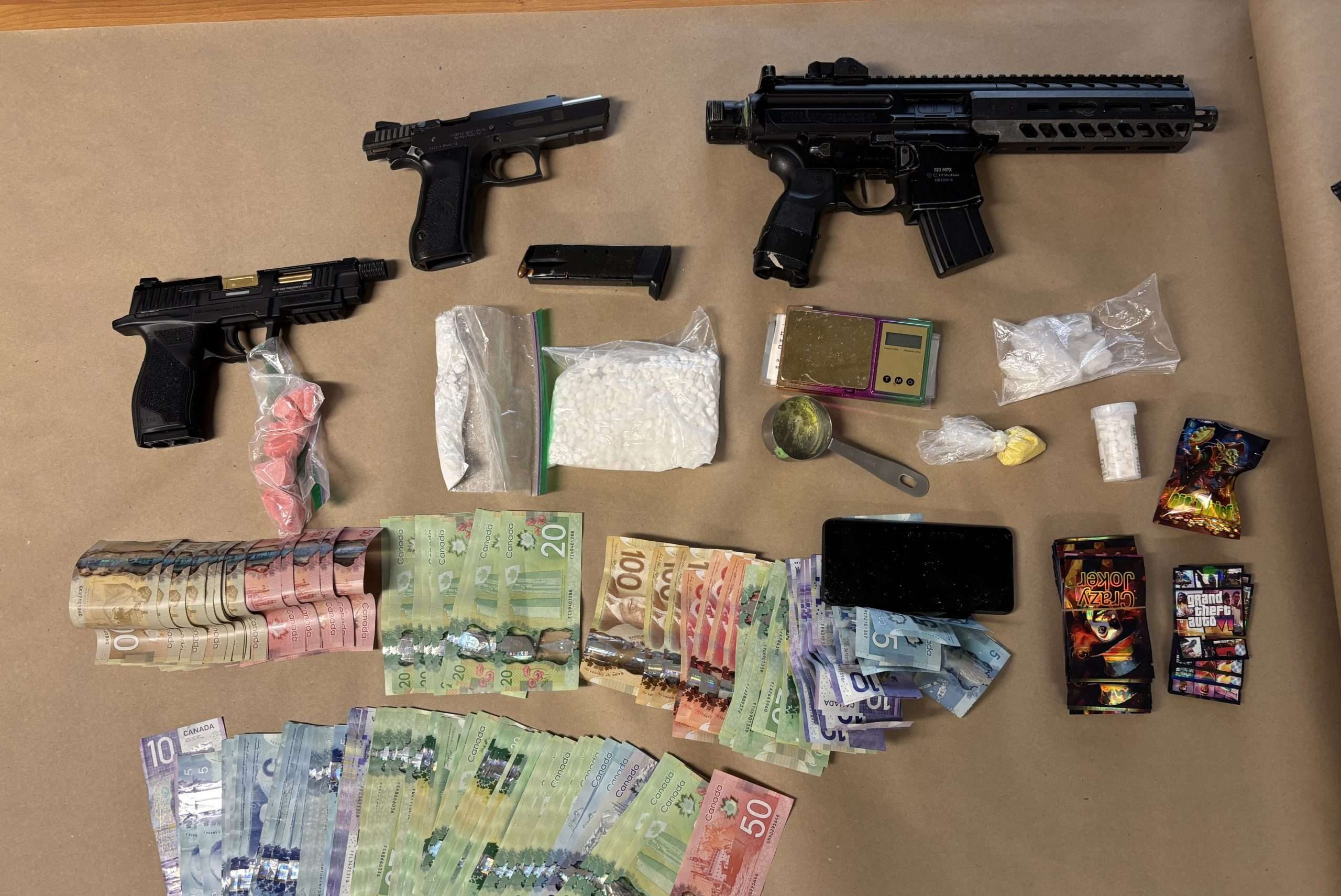 Loaded Handgun And $17K In Drugs Seized During Guelph Search Warrants